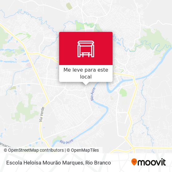 Escola Heloísa Mourão Marques mapa