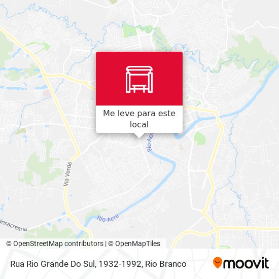 Rua Rio Grande Do Sul, 1932-1992 mapa