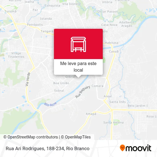 Rua Ari Rodrigues, 188-234 mapa