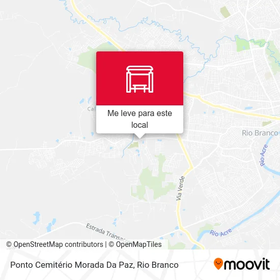 Ponto Cemitério Morada Da Paz mapa