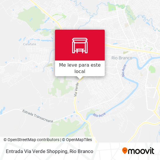 Entrada Via Verde Shopping mapa