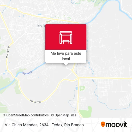 Via Chico Mendes, 2634 | Fedex mapa