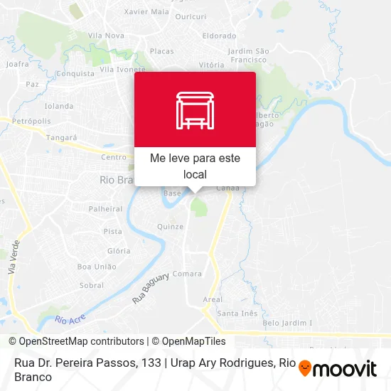 Rua Dr. Pereira Passos, 133 | Urap Ary Rodrigues mapa