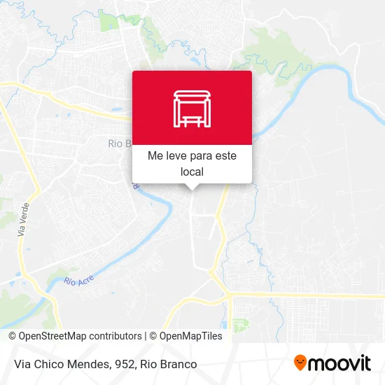 Via Chico Mendes, 952 mapa