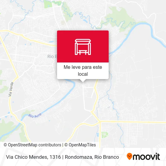 Via Chico Mendes, 1316  | Rondomaza mapa