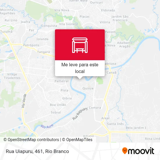 Rua Uiapuru, 461 mapa