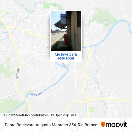 Ponto Boulevard Augusto Monteiro 354 mapa