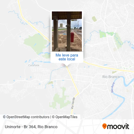 Uninorte - Br 364 mapa
