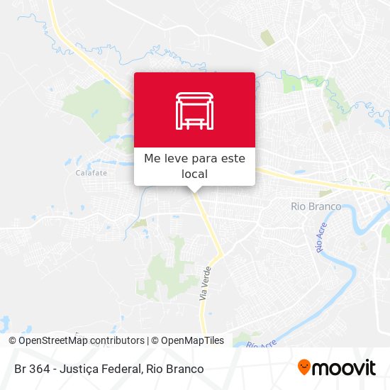 Br 364 - Justiça Federal mapa