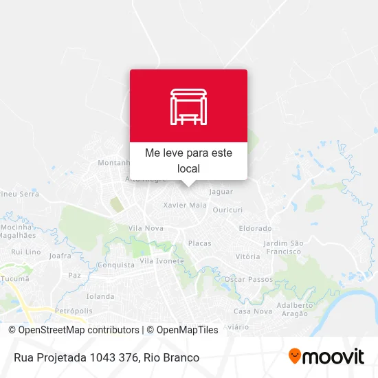 Rua Projetada 1043 376 mapa