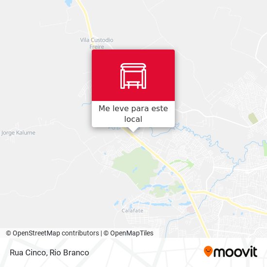 Rua Cinco mapa