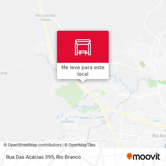 Rua Das Acácias 395 mapa