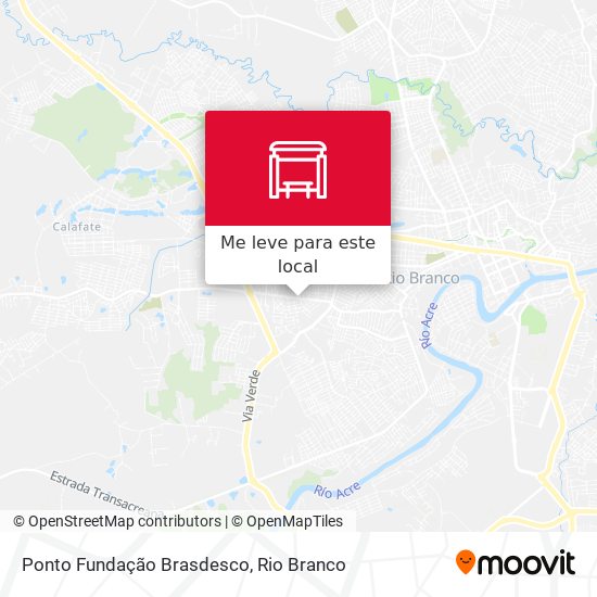 Ponto Fundação Brasdesco mapa