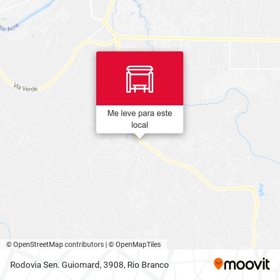 Rodovia Sen. Guiomard, 3908 mapa