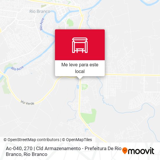 Ac-040, 270 | Cld Armazenamento - Prefeitura De Rio Branco mapa