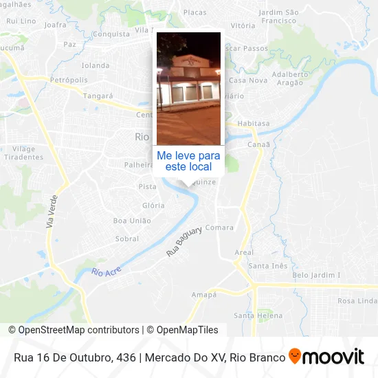Rua 16 De Outubro, 436 | Mercado Do XV mapa
