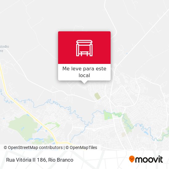 Rua Vitória II 186 mapa