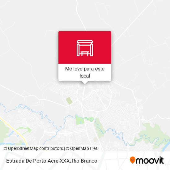 Estrada De Porto Acre XXX mapa