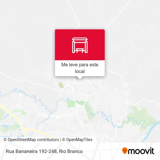 Rua Bananeira 192-248 mapa