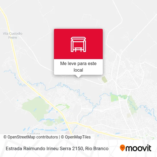 Estrada Raimundo Irineu Serra 2150 mapa