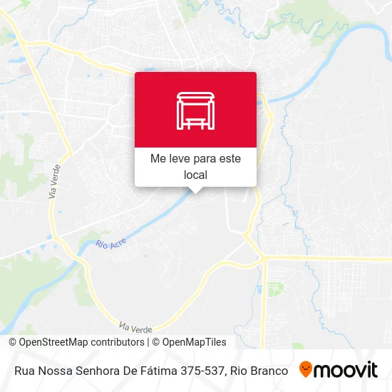 Rua Nossa Senhora De Fátima 375-537 mapa
