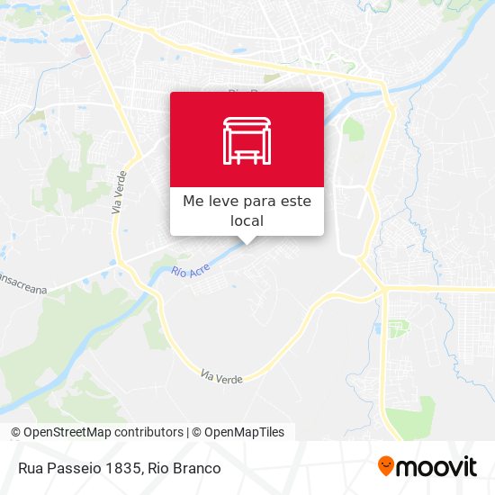Rua Passeio 1835 mapa