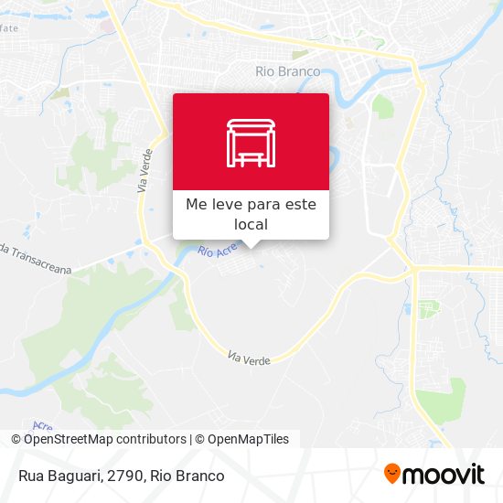 Rua Baguari, 2790 mapa