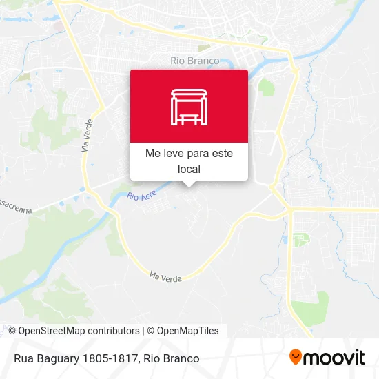 Rua Baguary 1805-1817 mapa