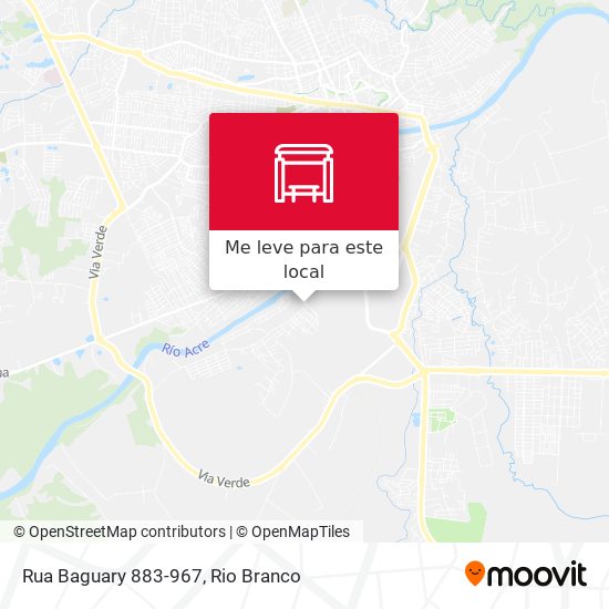 Rua Baguary 883-967 mapa