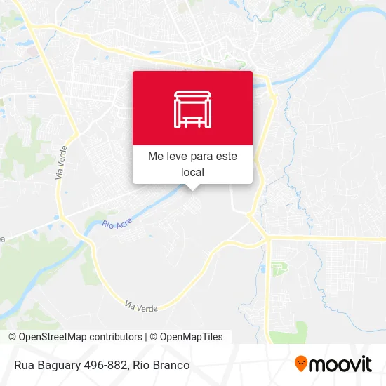 Rua Baguary 496-882 mapa