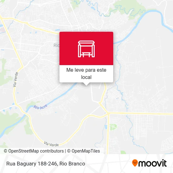 Rua Baguary 188-246 mapa