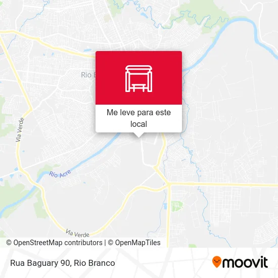Rua Baguary 90 mapa