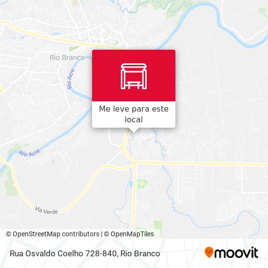 Rua Osvaldo Coelho 728-840 mapa