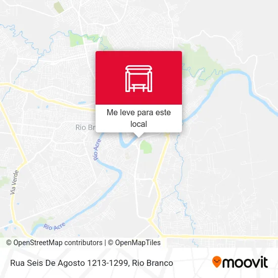 Rua Seis De Agosto 1213-1299 mapa