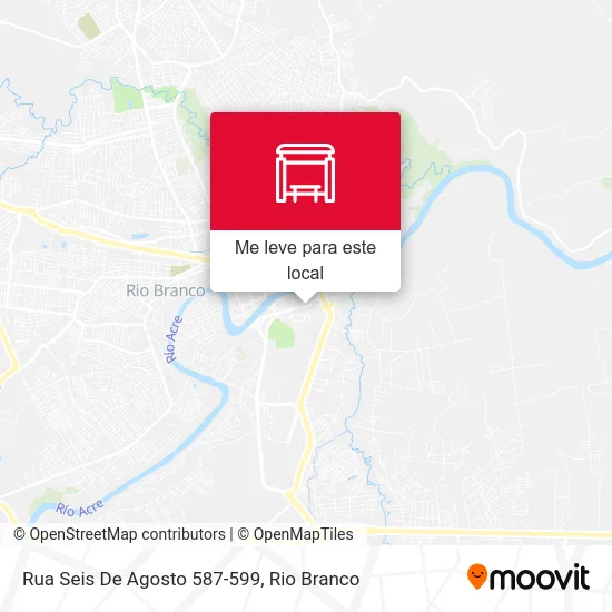 Rua Seis De Agosto 587-599 mapa