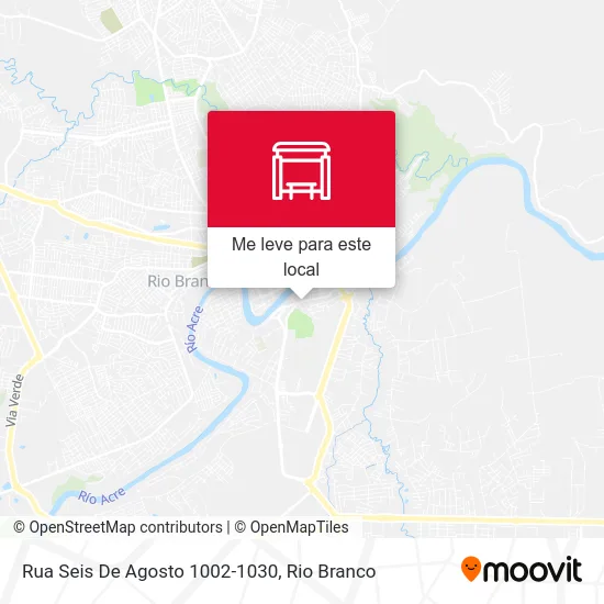 Rua Seis De Agosto 1002-1030 mapa