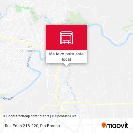 Rua Éden 218-220 mapa