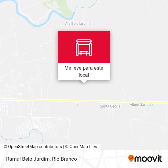 Ramal Belo Jardim mapa
