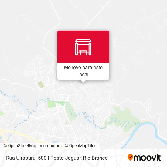 Rua Uirapuru, 580 | Posto Jaguar mapa