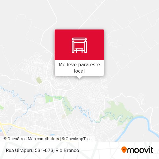 Rua Uirapuru 531-673 mapa