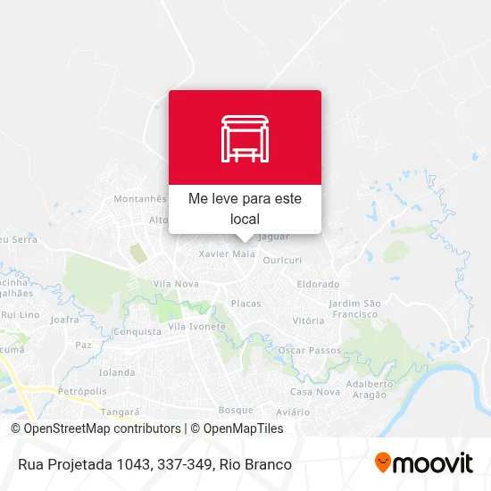 Rua Projetada 1043, 337-349 mapa