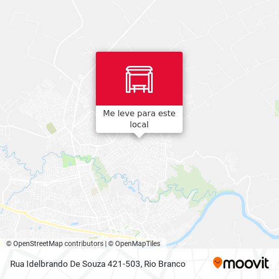 Rua Idelbrando De Souza 421-503 mapa