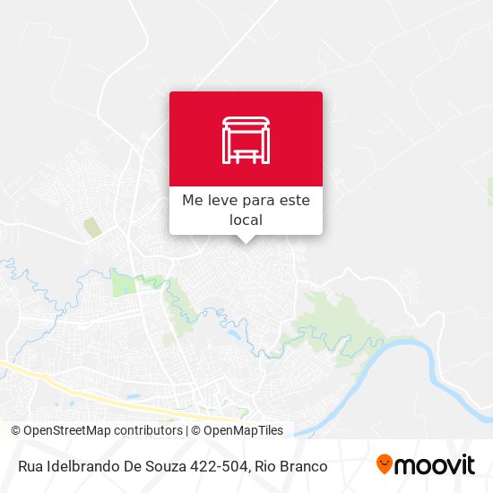 Rua Idelbrando De Souza 422-504 mapa