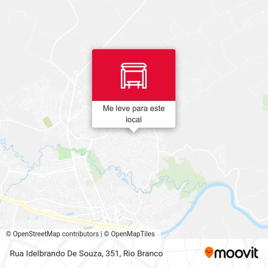 Rua Idelbrando De Souza, 351 mapa