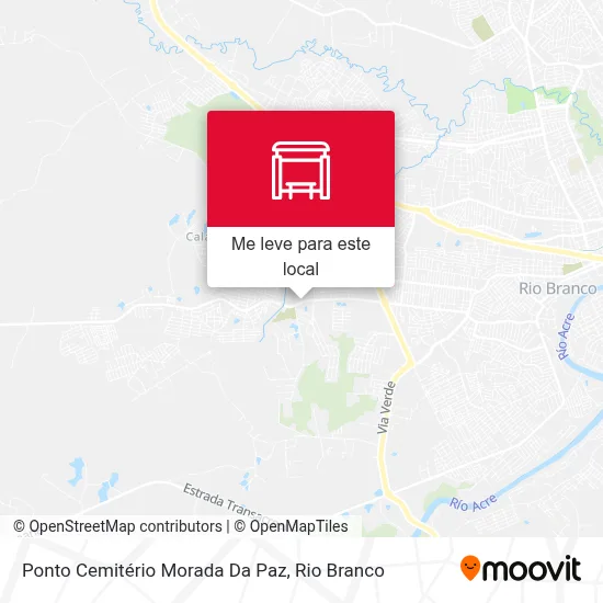 Ponto Cemitério Morada Da Paz mapa