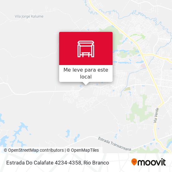 Estrada Do Calafate 4234-4358 mapa