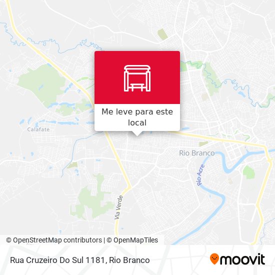 Rua Cruzeiro Do Sul 1181 mapa