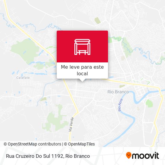 Rua Cruzeiro Do Sul 1192 mapa
