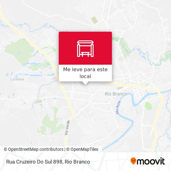 Rua Cruzeiro Do Sul 898 mapa