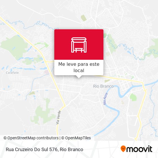 Rua Cruzeiro Do Sul 576 mapa